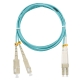 Патч-корд оптический MM (OM3) SC-LC 50/125 duplex 1m (Nikomax)